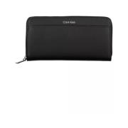 Zwarte polyethyleen portemonnee voor vrouwen Calvin Klein , Black , Da...