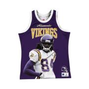 Paarse Tanktop Randy Moss Mitchell & Ness , Purple , Heren