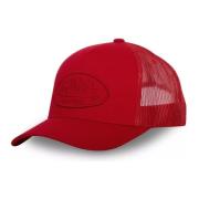 Rode Trucker Cap met CB LOF VON Dutch , Red , Heren