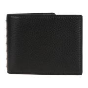 Rockstud Bifold Portemonnee in Zwart Valentino Garavani , Black , Here...