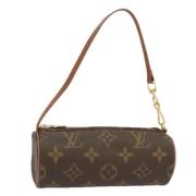 Pre-owned Canvas louis-vuitton-bags Louis Vuitton Vintage , Brown , Da...