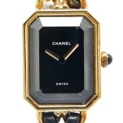 Pre-owned Leather watches Chanel Vintage , Yellow , Dames