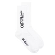 Mid Socks in wit en zwart Off White , White , Heren