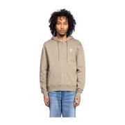 Hart Hoodie Laurel Klassieke Stijl Ami Paris , Brown , Heren