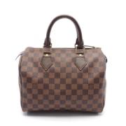 Pre-owned Canvas handbags Louis Vuitton Vintage , Brown , Dames