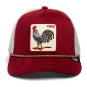 Rode Haan Velours Pet Goorin Bros , Red , Heren