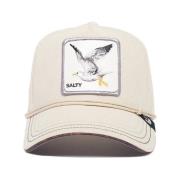 Beige Gaviota Meal Ticket Trucker Cap Goorin Bros , Beige , Heren