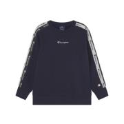 Marine Junior Double Tape Crewneck Champion , Blue , Heren