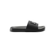 Zwarte Arubo Ruber Patch Slides Champion , Black , Heren