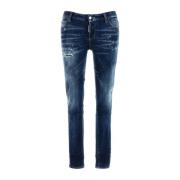 Stretch Denim Jennifer Jeans Dsquared2 , Blue , Dames