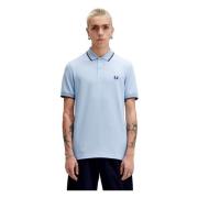 Celeste Twin Tipped Polo Shirt Fred Perry , Blue , Heren