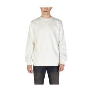 Katoenen pullover voor mannen Hugo Boss , White , Heren