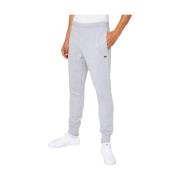 Klassieke Logo Jogger Broek Lacoste , Gray , Heren