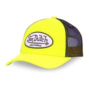 Gele Fluorescerende Fresh20 Trucker Cap VON Dutch , Yellow , Heren