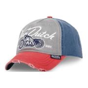 Geborduurde trucker pet in grijs VON Dutch , Gray , Heren