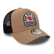 Beige State Patch Trucker Cap New Era , Beige , Heren