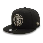 Zwarte NBA Wordmark Pet New Era , Black , Heren