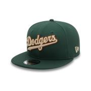 Groene Dodgers Wordmark Patch Pet New Era , Green , Heren