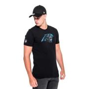 Zwart teamlogo T-shirt New Era , Black , Heren