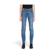 Blauwe Katoenen Jeans & Broek Only , Blue , Dames