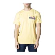 Heren Katoenen T-Shirt Herfst/Winter Collectie Tommy Jeans , Yellow , ...