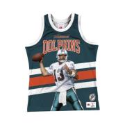 Groene Tanktop Dan Marino Mitchell & Ness , Green , Heren