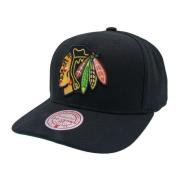 Blackhawks NHL XL Logo Snapback Mitchell & Ness , Black , Heren