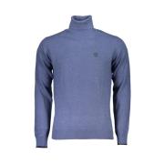 Blauwe Turtleneck Trui Mannen North Sails , Blue , Heren