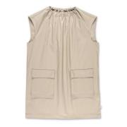 Stijlvolle Zakjesjurk MM6 Maison Margiela , Beige , Dames