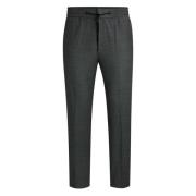 Slim Fit Zakelijke Broek Hugo Boss , Gray , Heren