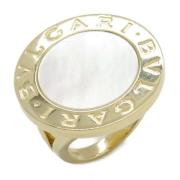 Pre-owned Metal rings Bvlgari Vintage , White , Dames