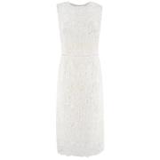 Elegante Kanten Jurk Ermanno Scervino , White , Dames