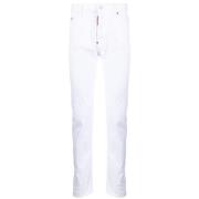 5-Pocket Broek in zwart Dsquared2 , White , Heren