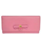 Pre-owned Leather wallets Prada Vintage , Pink , Dames