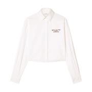 Witte T-shirts en Polos Off White , White , Dames