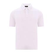 Polo Shirt Roberto Collina , White , Heren