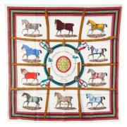 Pre-owned Silk scarves Hermès Vintage , Multicolor , Dames