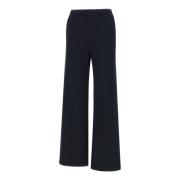 Wijde broek Rotate Birger Christensen , Black , Dames