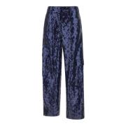 Wijde broek Rotate Birger Christensen , Blue , Dames