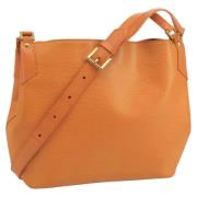 Pre-owned Leather louis-vuitton-bags Louis Vuitton Vintage , Orange , ...