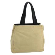 Pre-owned Canvas prada-bags Prada Vintage , Beige , Dames