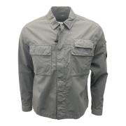 C.p. Company, Gabardine Overshirt, grau C.p. Company , Gray , Heren