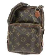 Pre-owned Canvas shoulder-bags Louis Vuitton Vintage , Brown , Dames