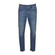 Reggae Denim Stretch Superfine Jeans PT Torino , Blue , Heren