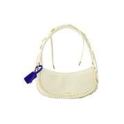 Leather shoulder-bags Off White , Beige , Dames