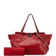 Pre-owned Leather handbags Valentino Vintage , Red , Dames