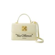 Leather handbags Off White , Beige , Dames