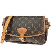 Pre-owned Canvas shoulder-bags Louis Vuitton Vintage , Brown , Dames