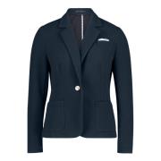 Getailleerde korte blazer met reverskraag Betty Barclay , Blue , Dames