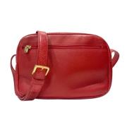 Pre-owned Leather shoulder-bags Loewe Pre-owned , Red , Dames